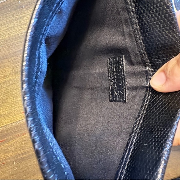 Chloe Parfums Black Textured Clutch Embossed GWP Mini Bag Pouch Evening Night - Picture 6 of 7